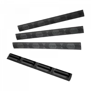Ergo Modular Wedgelok Rail Covers M-Lok (4 Pack) Black