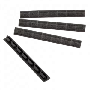 Ergo Modular Wedgelok Rail Covers KeyMod 7 slot (4 Pack) Black