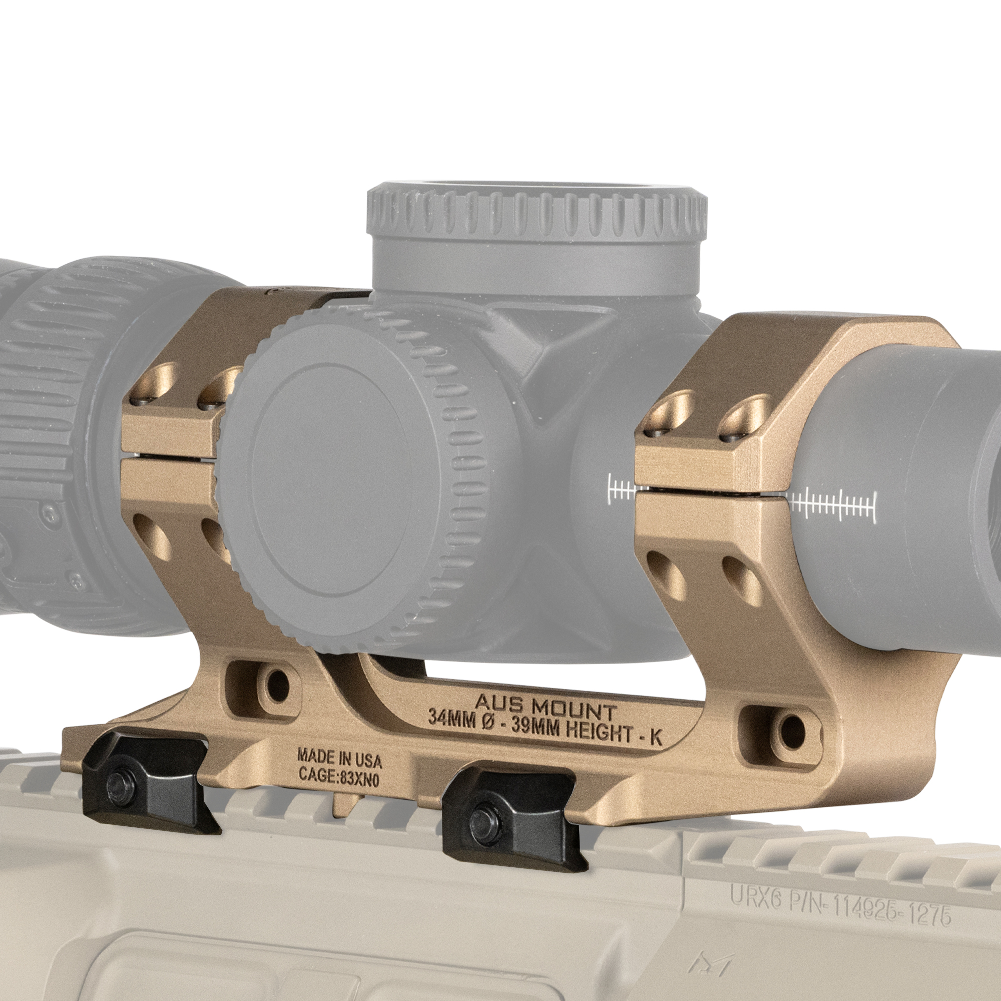 Reptilia AUS™ MOUNT – 34MM DIAMETER – SHORT LENGTH FOR VORTEX® AMG™ 1-10 CONTRACT - Image 2