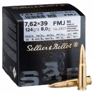Sellier & Bellot 7.62X39 FMJ 124gr