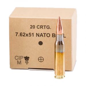 Military GGG 308 FMJ 147gr Ball Ammunition