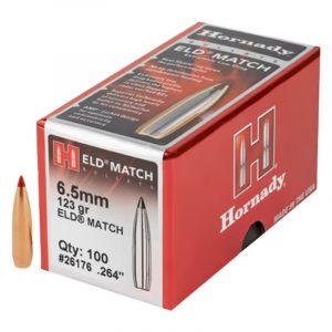 Hornady Eld Match 6.5Mm 123Gr Bullets