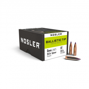 Nosler 6 mm/.243" 95gr Balistic Tip