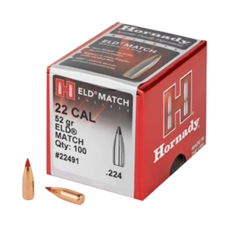 Hornady .224 52gr ELD