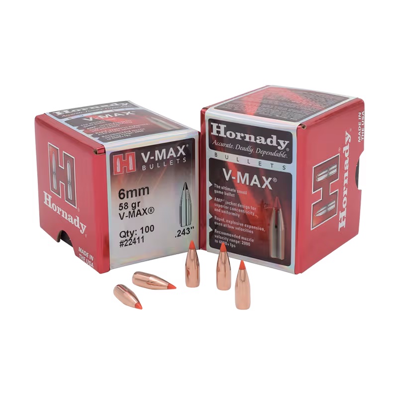Hornady 6mm 58Gr V-Max
