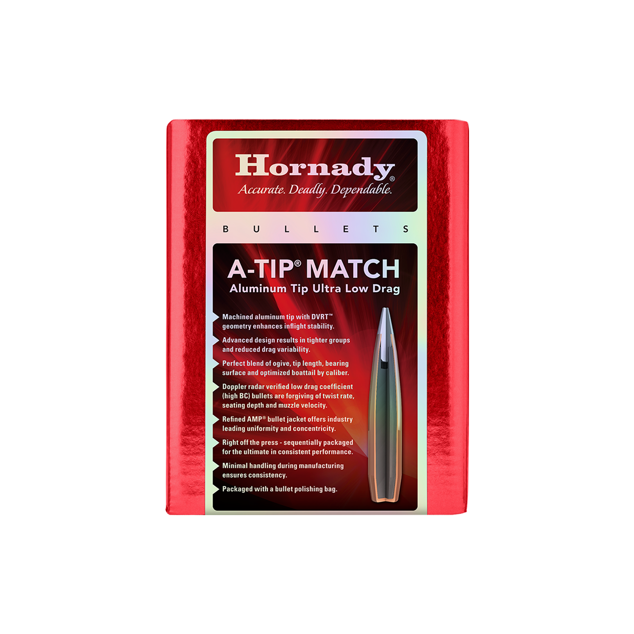Hornady A-Tip Match .30 Cal (308) 176gr